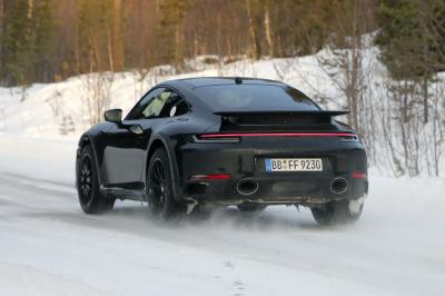Porsche 911 | Les spyshots de la version tout-terrain Safari