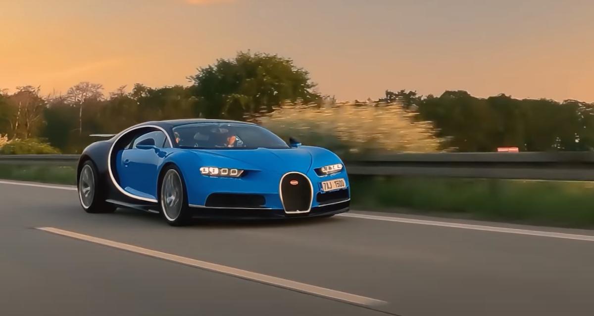 À 417 km/h sur l'autoroute avec sa Bugatti Chiron, le milliardaire au volant risque de finir à l'ombre