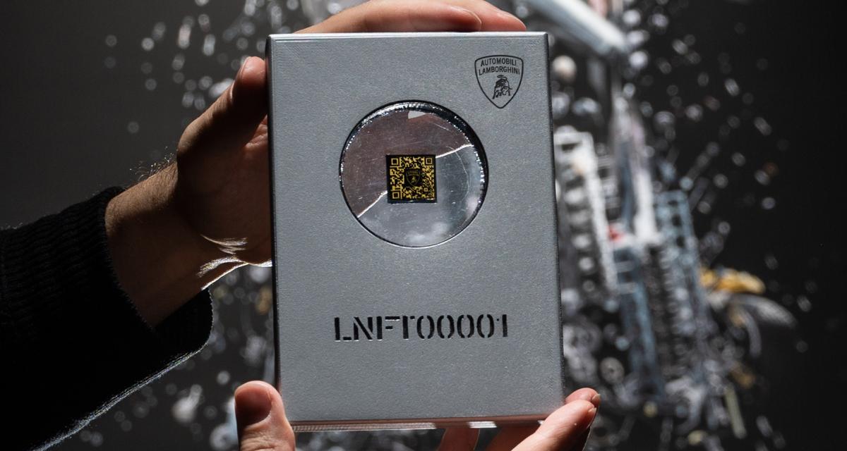 Pour créer son premier NFT, Lamborghini a envoyé des clés en fibre de carbone dans l’espace
