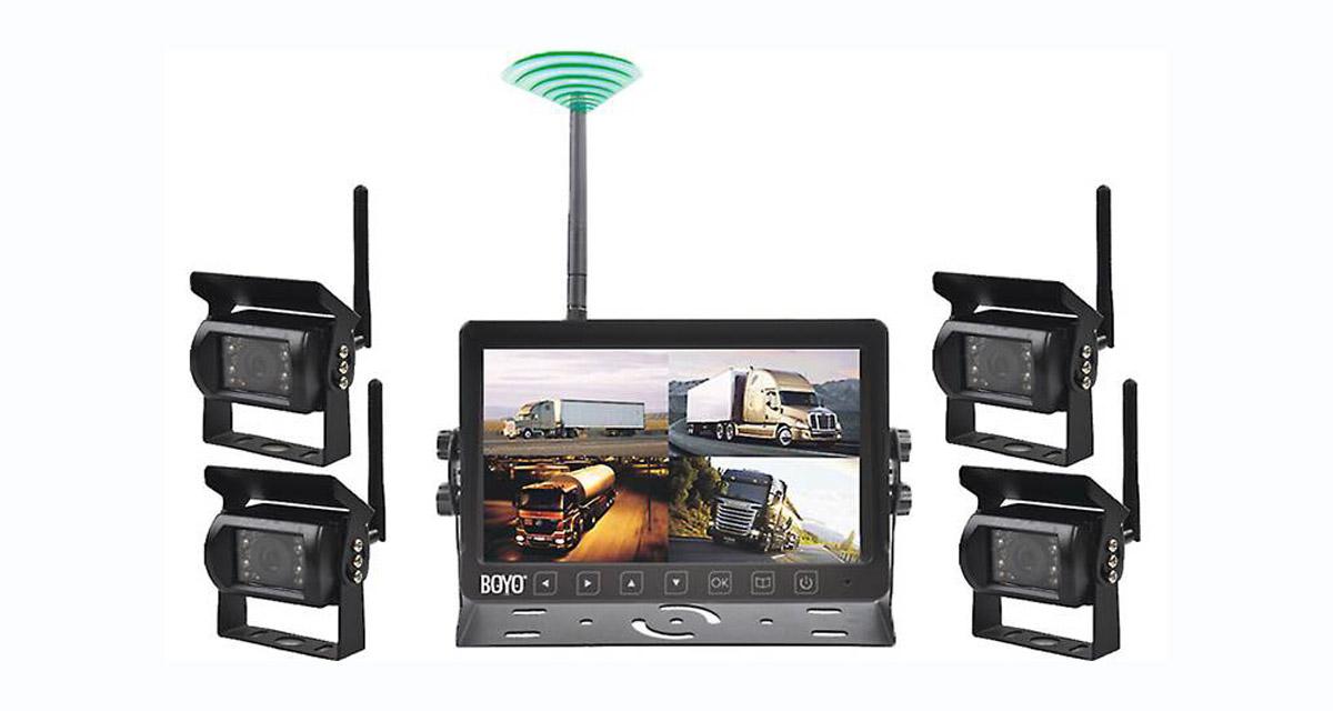 Kit système caméra recul sans fil pour voiture camping-car 4.3 ``moniteur  vue arrière système recul accessoires voiture - Cdiscount Auto
