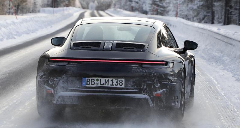 Porsche 911 restylée (2022) : nouvelles photos, un restylage plus poussé qu’il n’en a l’air ? - Spyshots de la future Porsche 911 restylée (2022)