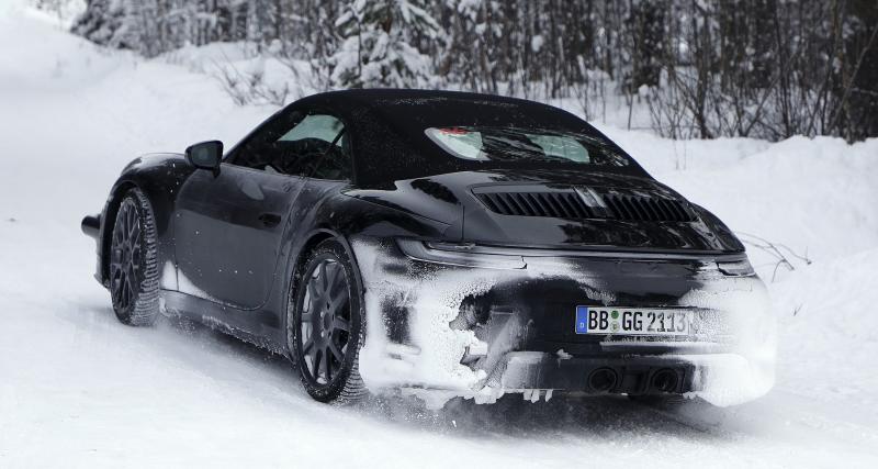 Premières photos pour la Porsche 911 Cabriolet restylée : à quoi s’attendre pour la nouvelle mouture de l’Allemande ? - La future Porsche 911 Cabriolet restylée (2022)
