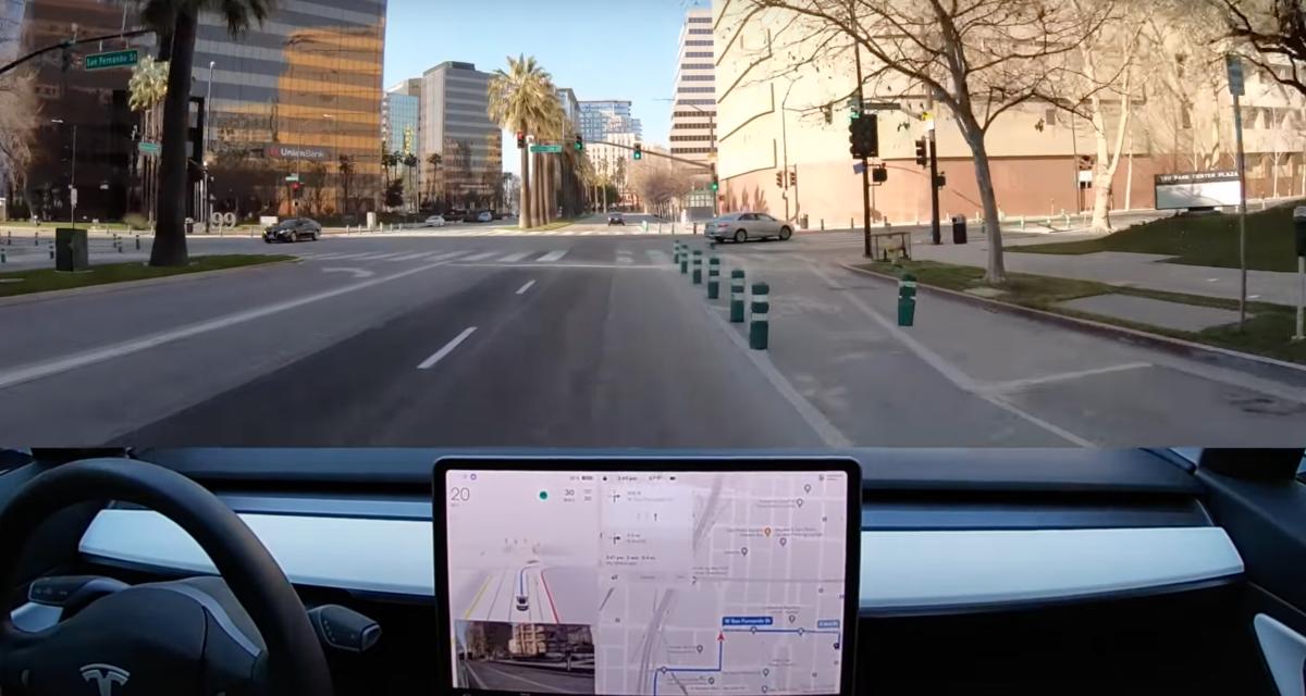 La techno de conduite autonome de Tesla n'est pas encore au point : la preuve avec cette Model 3
