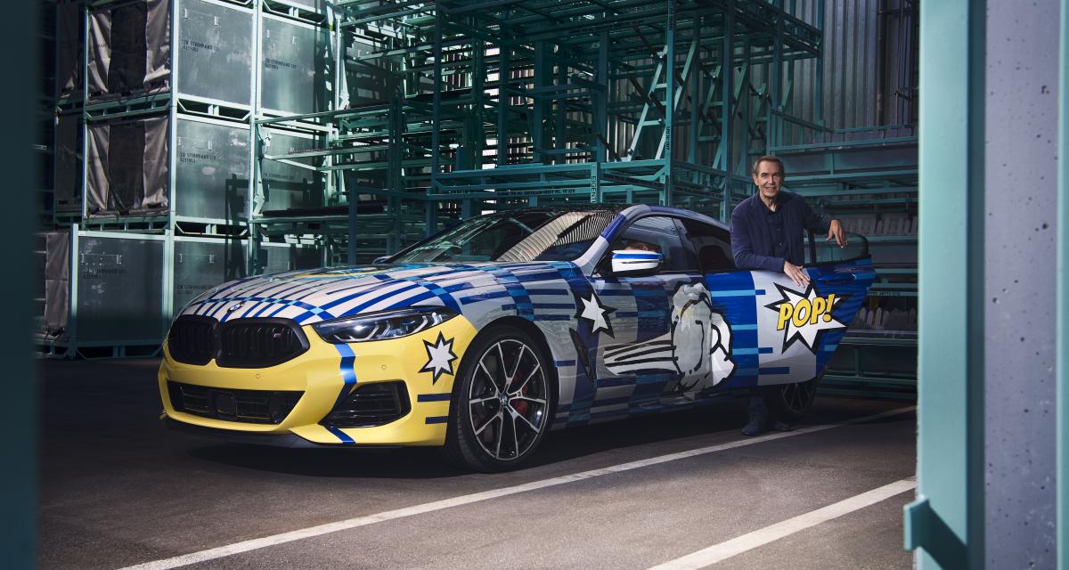 Jeff Koons transforme la nouvelle BMW Série 8 Gran Coupé en art car, 99 exemplaires sont à vendre
