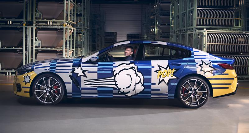 Jeff Koons transforme la nouvelle BMW Série 8 Gran Coupé en art car, 99 exemplaires sont à vendre - La BMW Série 8 Gran Coupé par Jeff Koons