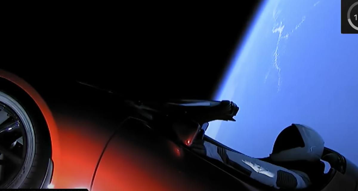 Au fait, où en est la Tesla Roadster d'Elon Musk qui se balade dans l'espace ?