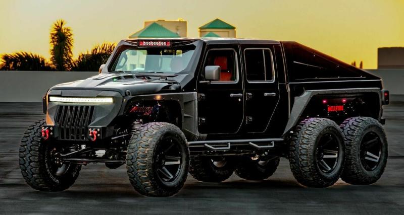  - Vendu aux enchères : ce monstrueux Jeep Gladiator 6x6 est prêt pour l’apocalypse