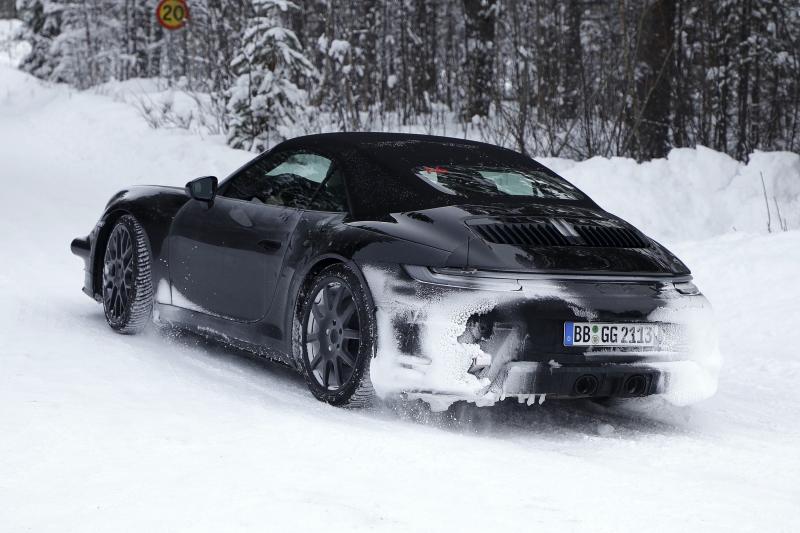  - Porsche 911 Cabriolet | Les spyshots de la décapotable restylée