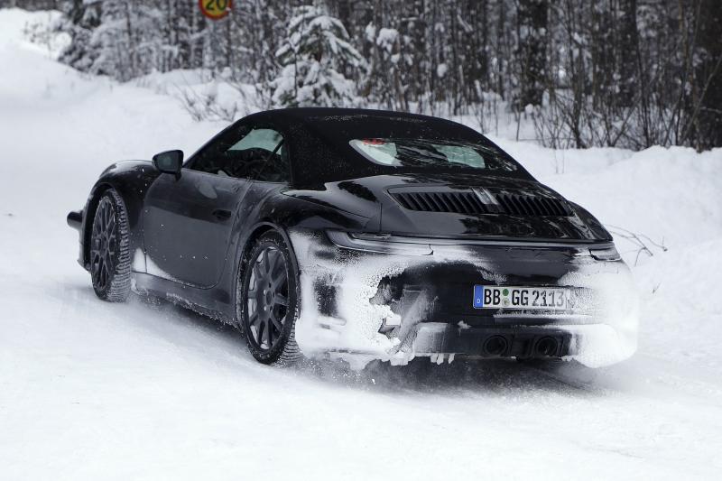  - Porsche 911 Cabriolet | Les spyshots de la décapotable restylée