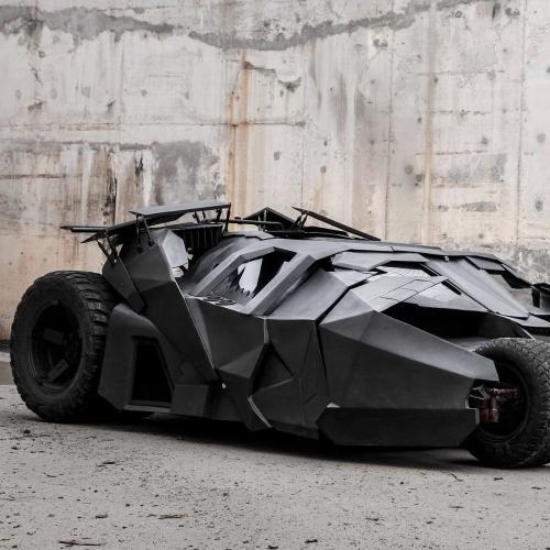 Batmobile électrique | Les images de la voiture de Batman zéro émissions