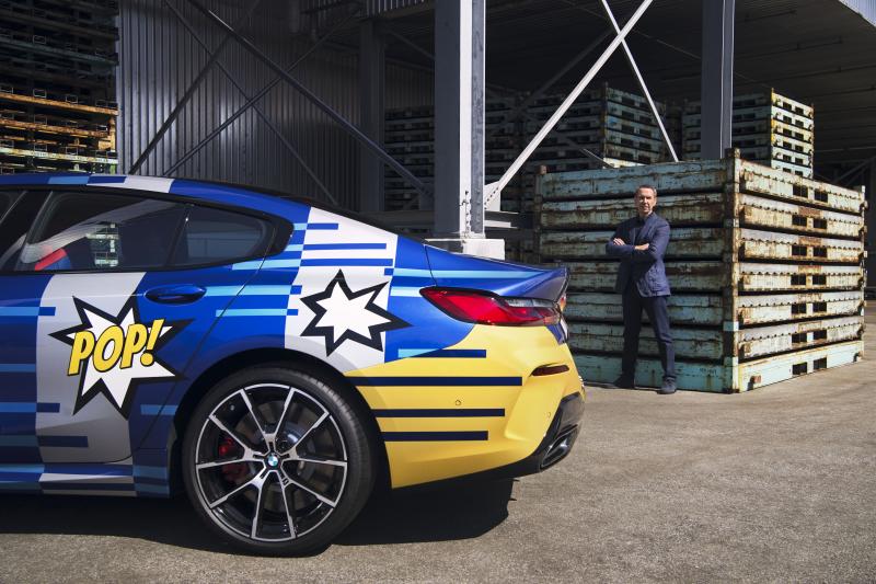 BMW Série 8 Gran Coupé | Les images de la nouvelle art car de Jeff Koons