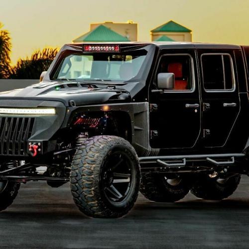 Jeep Gladiator | Les photos du modèle 6x6 préparé par Apocalypse Hellfire