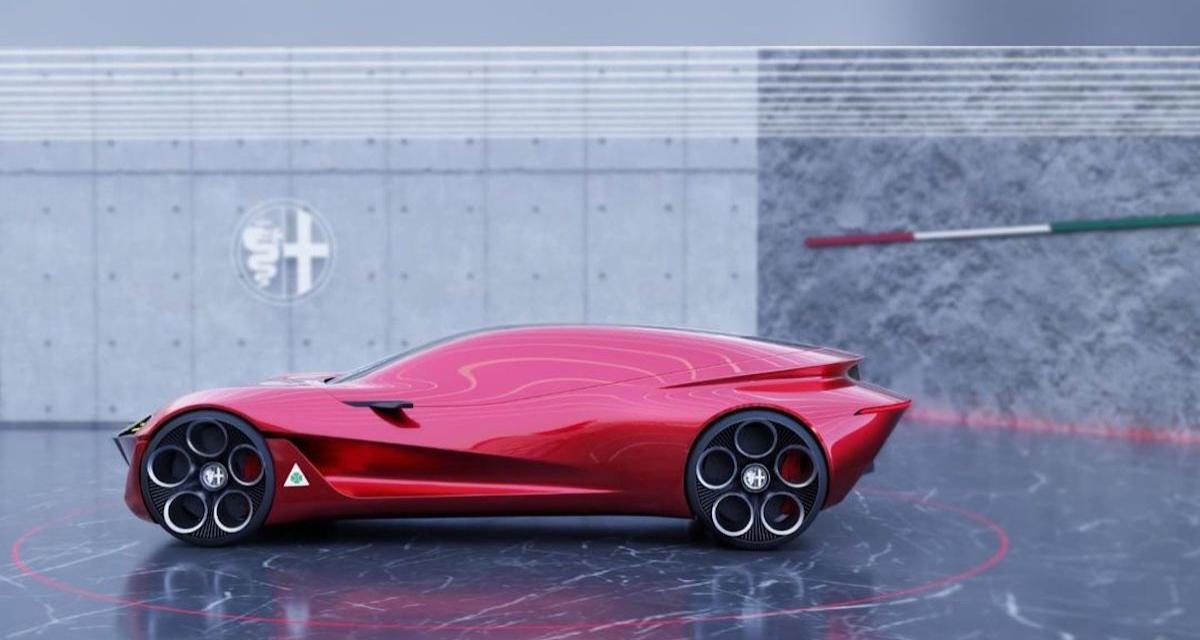 Cette nouvelle supercar Alfa Romeo arrive tout droit du futur
