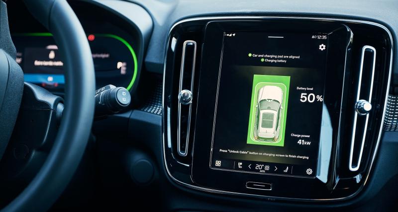 Volvo expérimente la recharge sans fil pour les véhicules électriques - Photo d'illustration