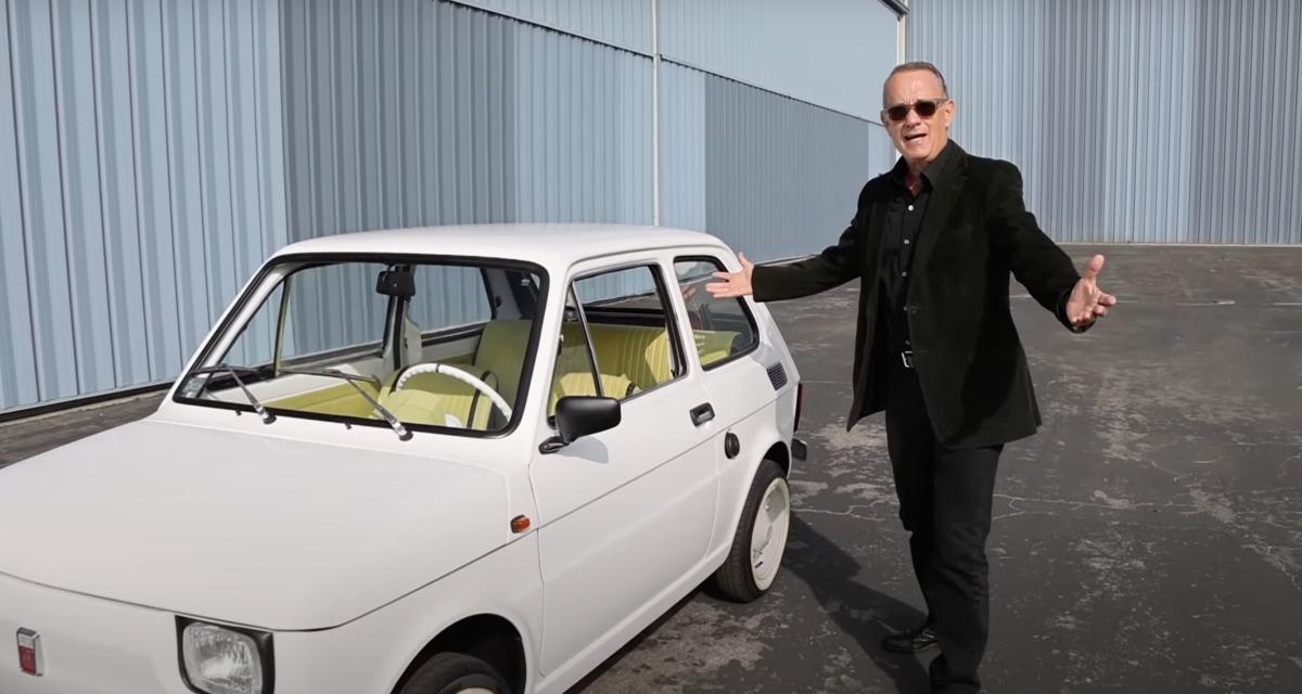 Tom Hanks a récolté une belle somme avec la vente de sa Fiat 126p de 1974 !