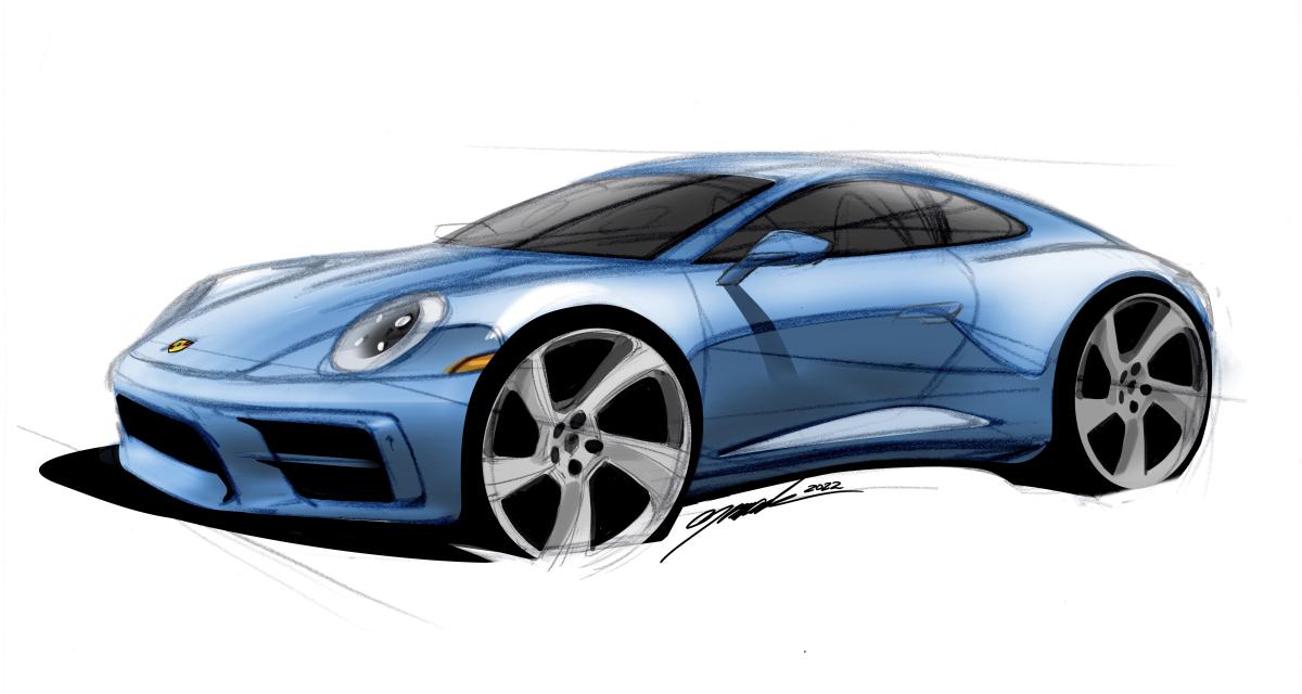 Porsche s'associe à Pixar pour créer une 911 inspirée par Sally Carrera du film Cars
