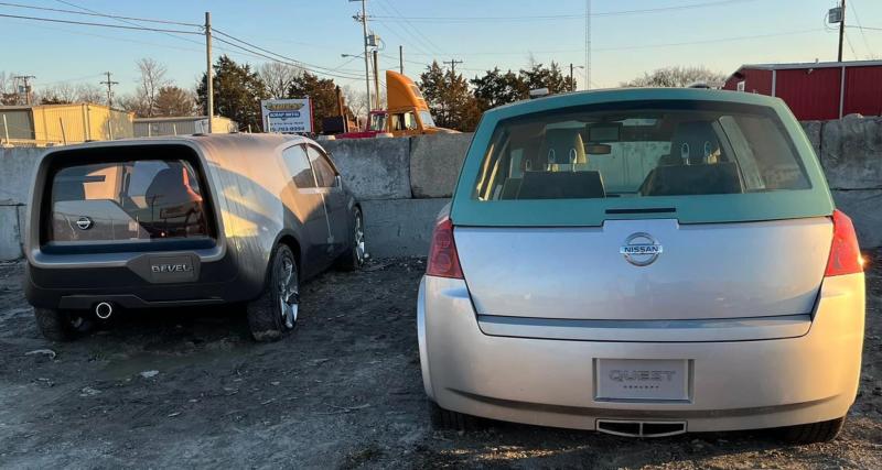  - Deux concept cars Nissan retrouvés dans une casse près de Nashville