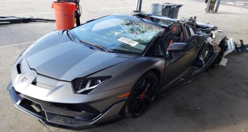  - Cette Lamborghini complètement détruite a tout de même trouvé un acheteur !