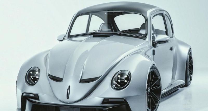 Cet artiste imagine un mélange entre la Coccinelle de Volkswagen et une Porsche 911 GT3 - Volkswagen Coccinelle GT3