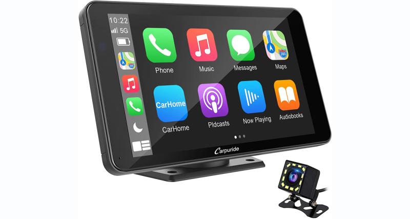  - Carpuride commercialise un écran 7 pouces CarPlay idéal pour les anciennes voitures sans système multimédia