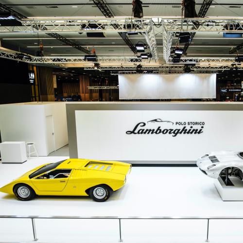 Lamborghini | Les photos des modèles exposés sur le stand de la marque à Rétromobile
