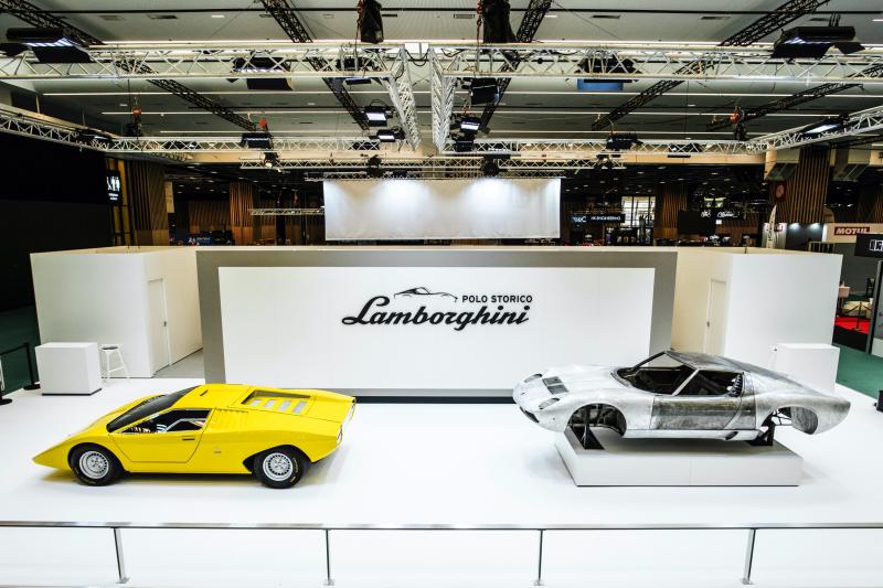  - Lamborghini | Les photos des modèles exposés sur le stand de la marque à Rétromobile