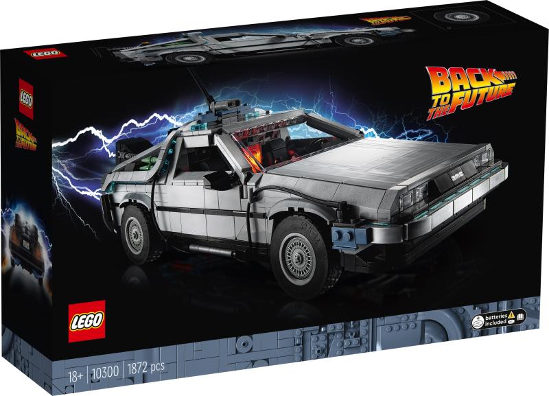 Les photos de la DeLorean de Retour vers le futur en Lego