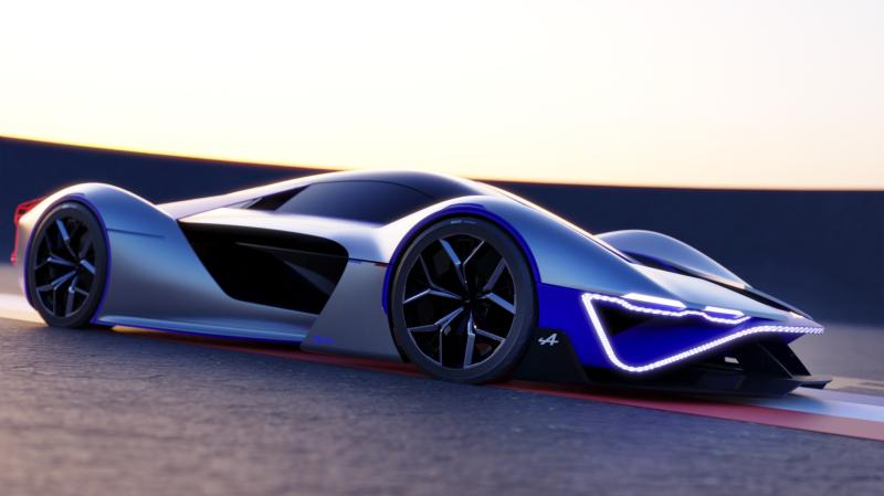 Alpine A4810 | Les images du concept car futuriste qui roule à l’hydrogène