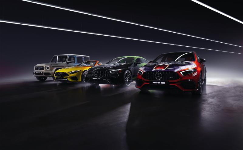 Mercedes-AMG | Les photos des art cars réalisées en collaboration avec Palace