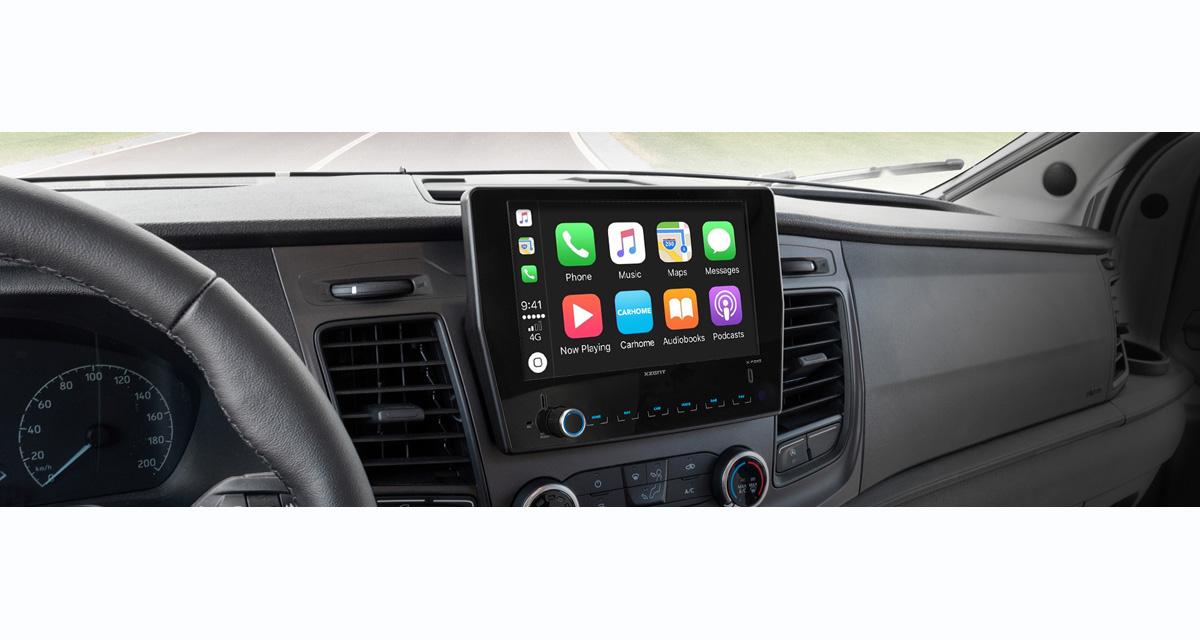Xzent présente un autoradio CarPlay plug and play pour le Ford Transit