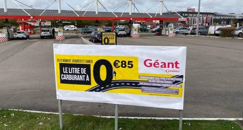  - Carburant à 0,85€ le litre chez Géant Casino : l’opération reconduite ce week-end