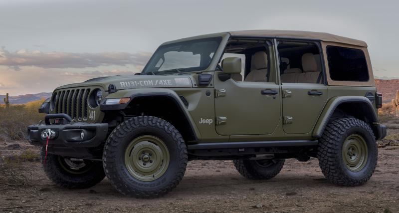 Jeep dévoile sept concept cars tout-terrain à l’occasion de l’Easter Jeep Safari 2022 - Le concept Jeep ‘41 rappelle la Willys MB