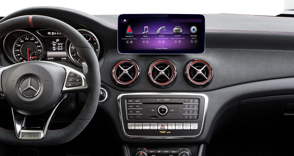 Road Top commercialise un autoradio Android 11 avec CarPlay pour les Mercedes GLA et CLA