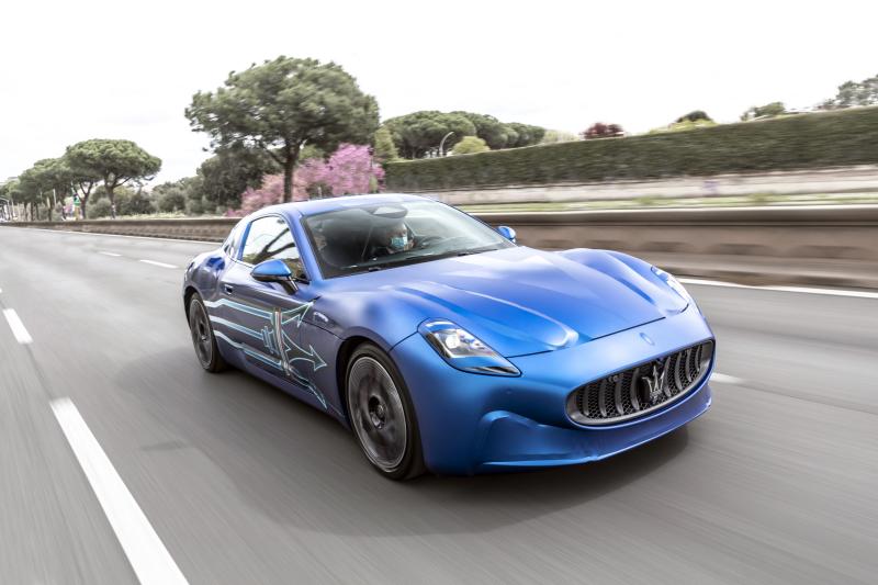 Maserati GranTurismo Folgore | Les photos de la GT électrique pilotée par Carlos Tavares