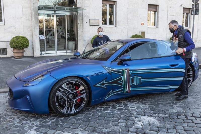 Maserati GranTurismo Folgore | Les photos de la GT électrique pilotée par Carlos Tavares