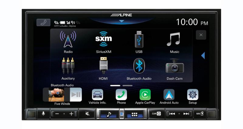  - Alpine-Electronics présente un nouvel autoradio multimédia avec lecture audio haute résolution