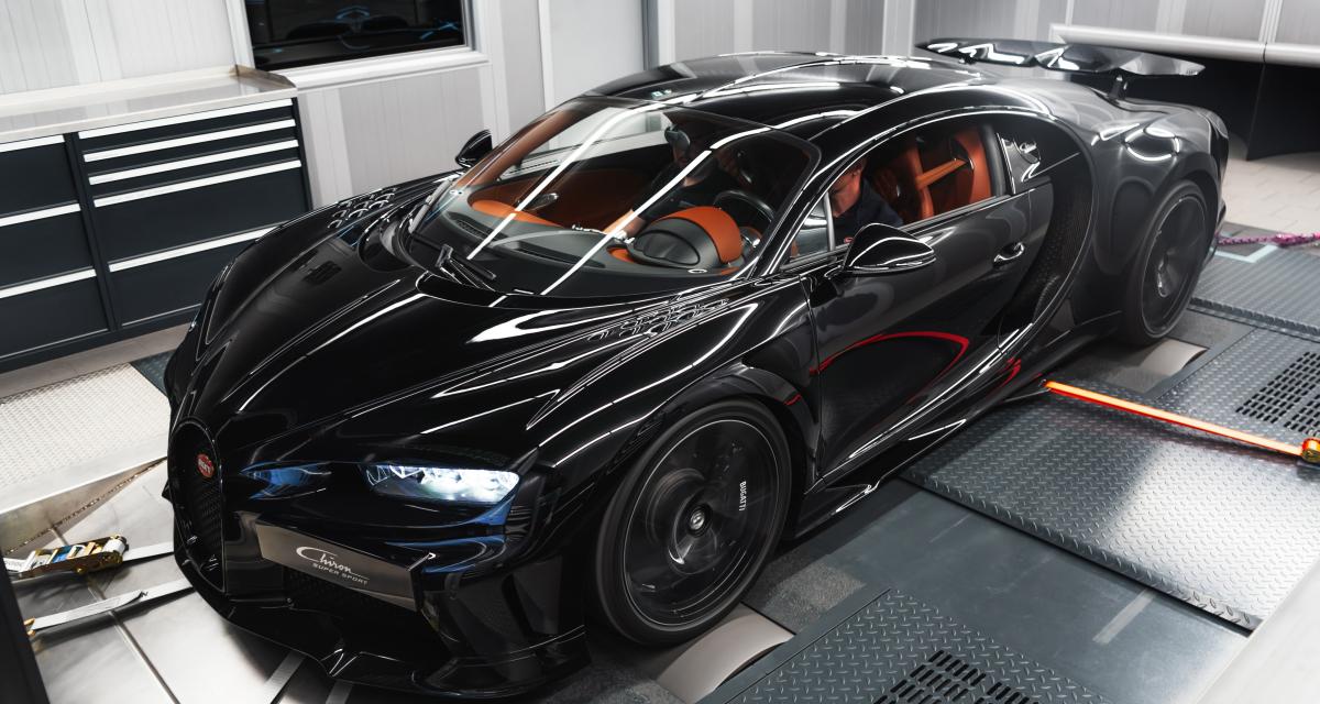 La Bugatti Chiron Super Sport sur le banc d'essai