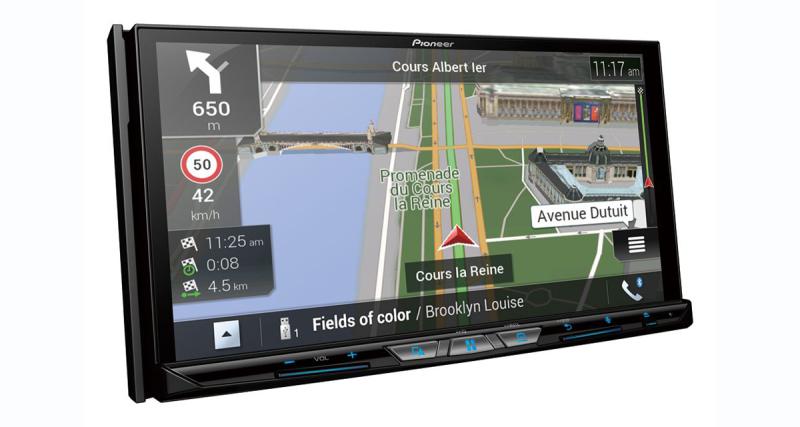 Un autoradio GPS CarPlay et Android Auto très haut de gamme chez Pioneer