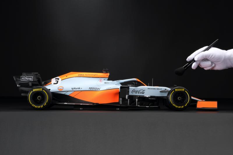 McLaren | les photos de la MCL35M dans sa version Gulf