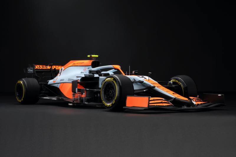 McLaren | les photos de la MCL35M dans sa version Gulf