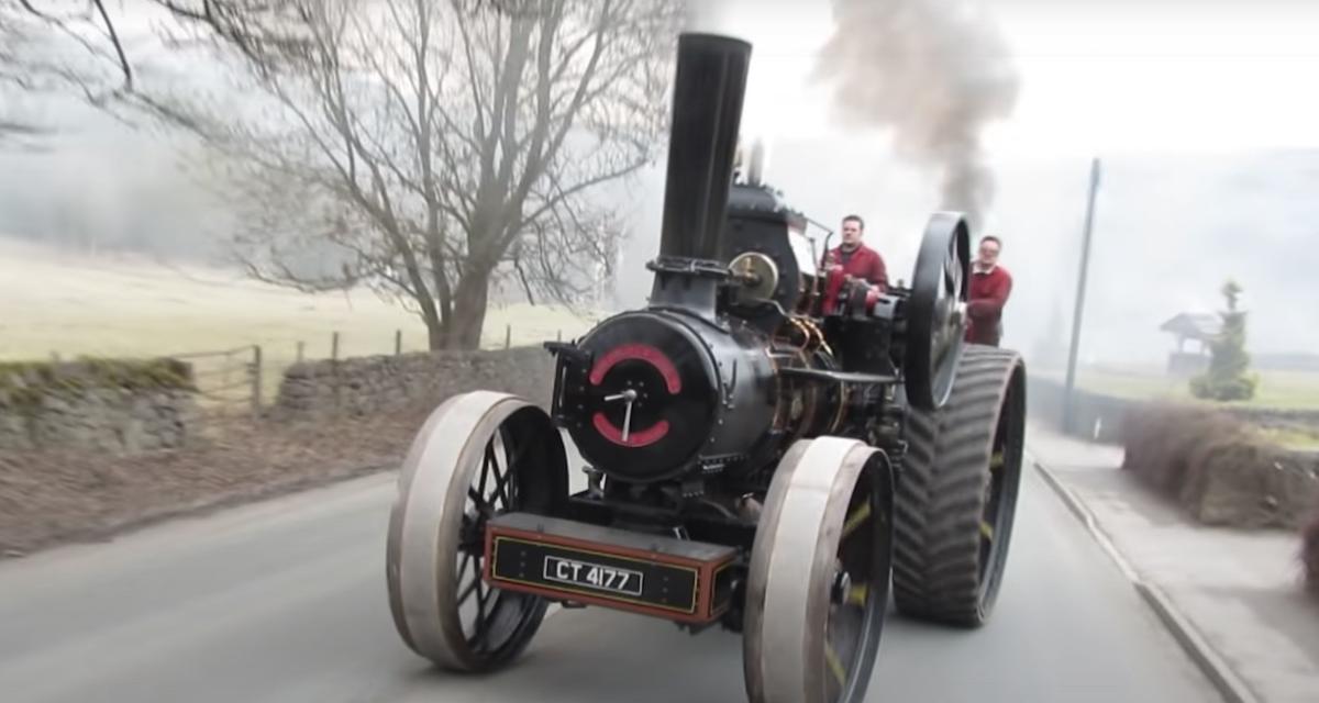 Ces tracteurs à vapeur créent un énorme bouchon, mais ils sont pardonnés
