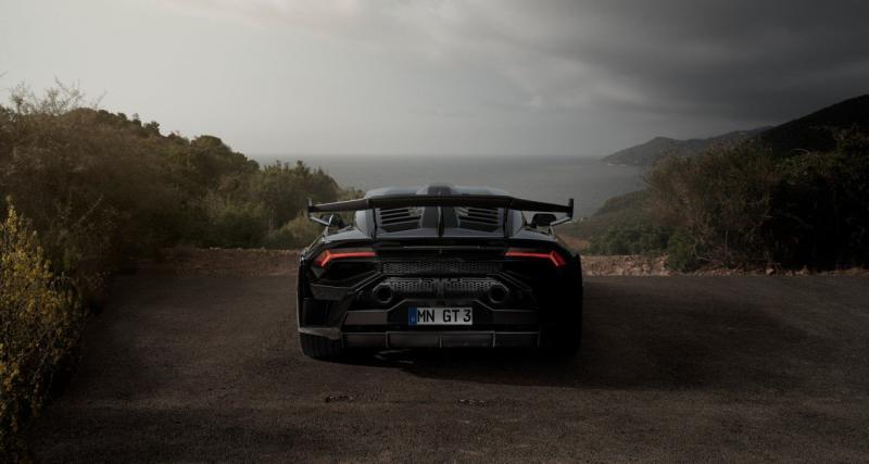 Novitec Lamborghini Huracan STO (2022) : la supercar devient encore plus radicale grâce au travail de ce préparateur - Des sorties d’échappement de luxe