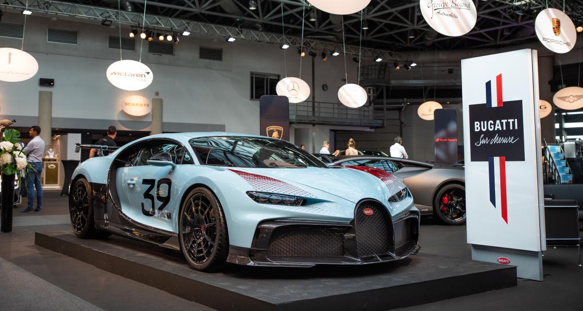 La Bugatti Chiron Pur Sport Grand Prix fait sa première apparition publique au salon Top Marques Monaco