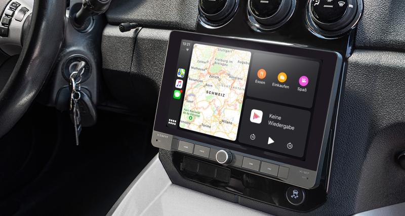  - Xzent présente un autoradio multimédia 1 DIN avec CarPlay et Android Auto