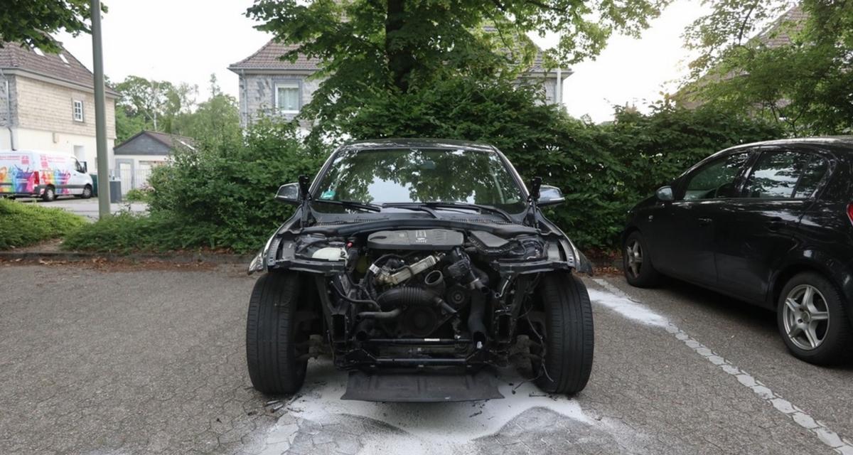 Il se réveille et retrouve sa BMW Série 3 désossée, plus de 20 000 euros de dégâts !