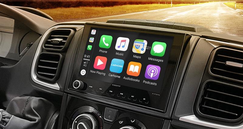 Xzent commercialise un autoradio CarPlay “plug and play” pour le Fiat Ducato