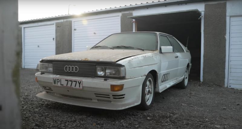  - Après 28 ans à prendre la poussière dans un garage, cette Audi Quattro se vend pour un bon prix aux enchères