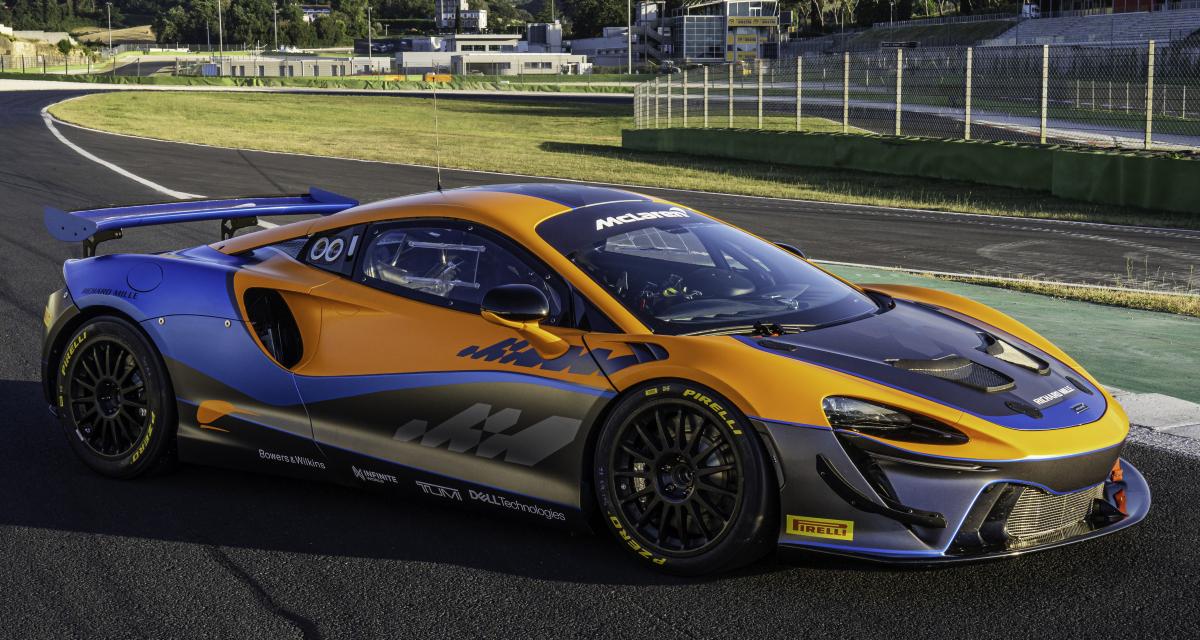 McLaren Artura GT4 (2022) : la supercar abandonne l'hybride rechargeable pour devenir une voiture de course