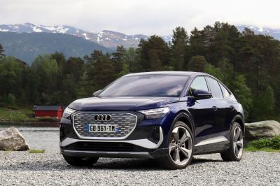 Audi Q4 Sportback e-tron | Les photos de notre essai du SUV coupé électrique aux anneaux