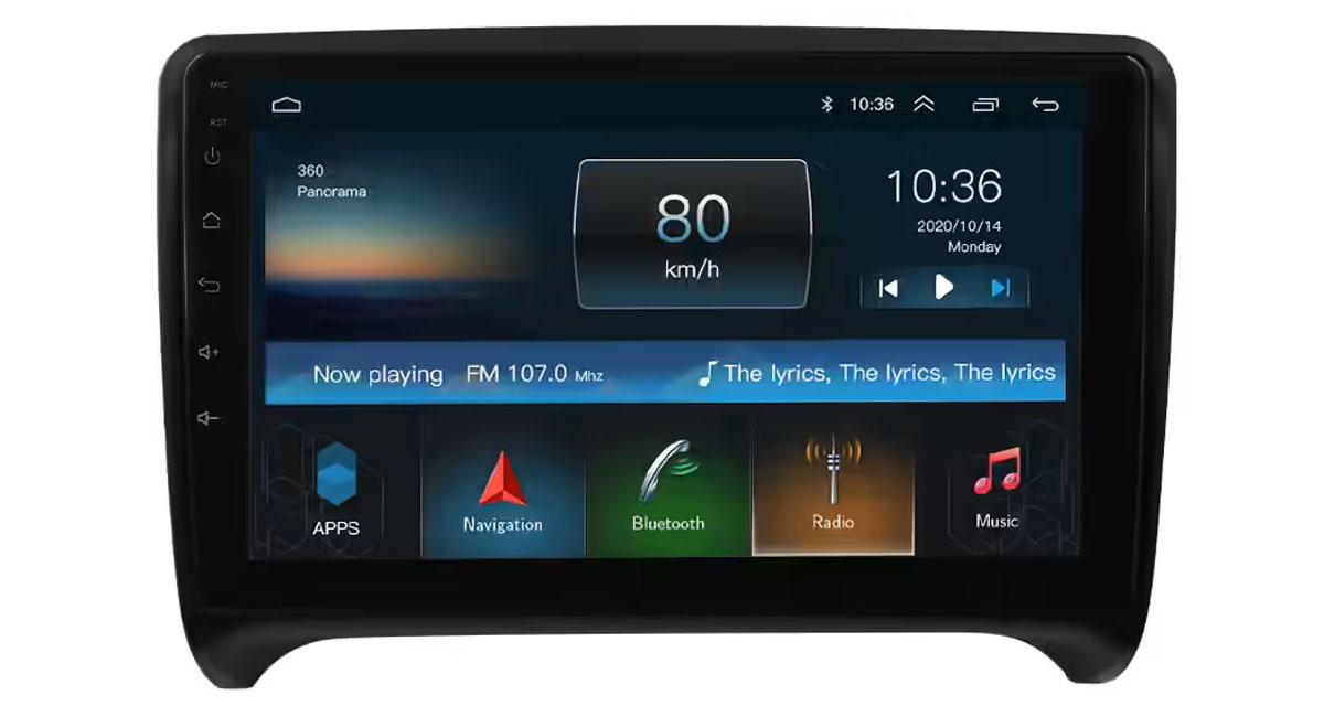 Iokone commercialise un autoradio Android avec CarPlay pour Audi TT 2000